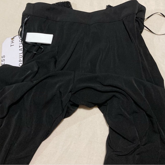 NWT Dress the Population Black Sequined Wide Leg Dina Pant | Inseam 32.5 - Picture 14 of 15